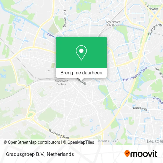 Gradusgroep B.V. kaart