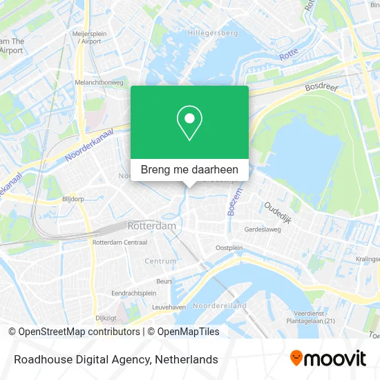 Roadhouse Digital Agency kaart