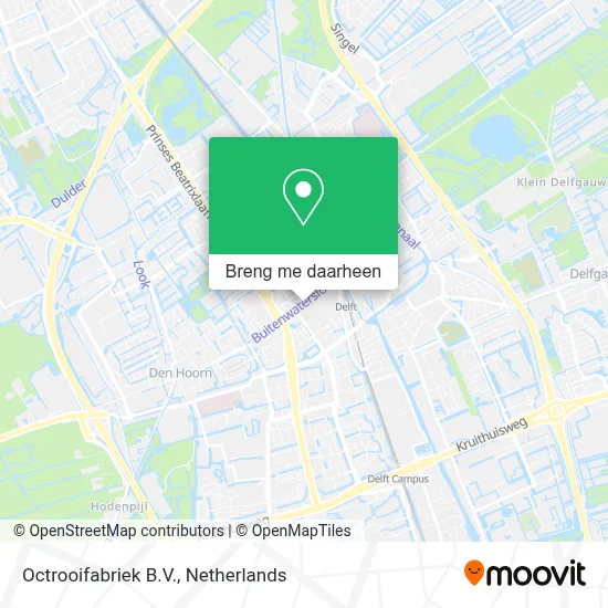 Octrooifabriek B.V. kaart