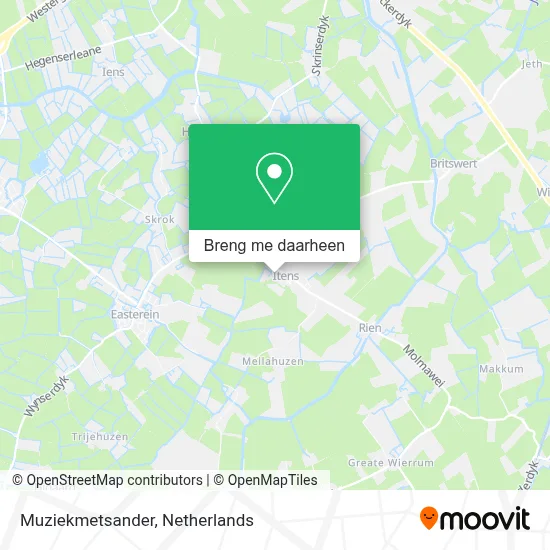Muziekmetsander kaart