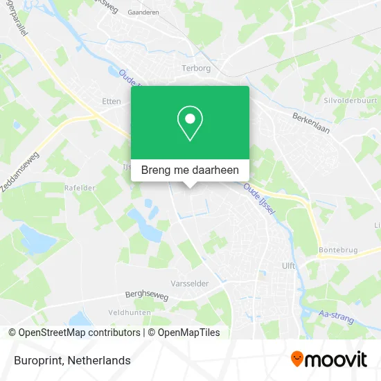 Buroprint kaart