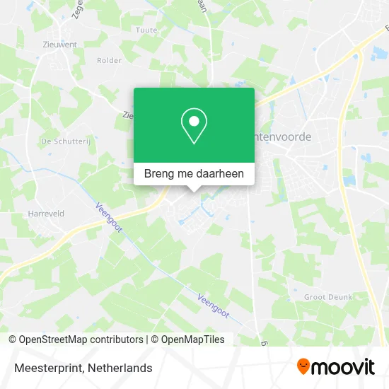 Meesterprint kaart