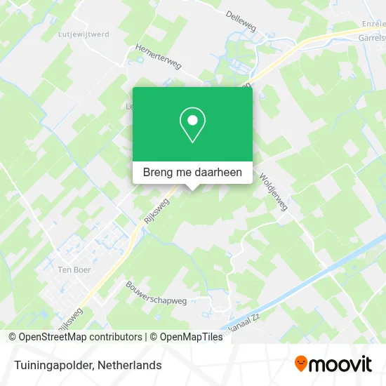 Tuiningapolder kaart