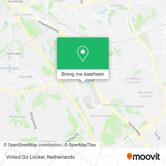 Vinted Go Locker kaart