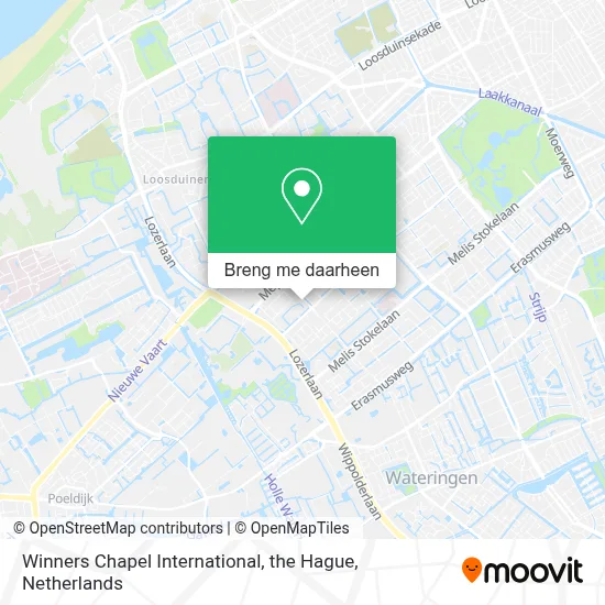 Winners Chapel International, the Hague kaart