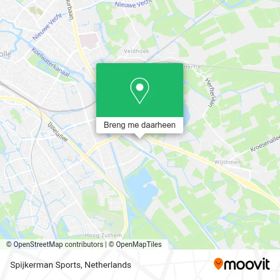 Spijkerman Sports kaart
