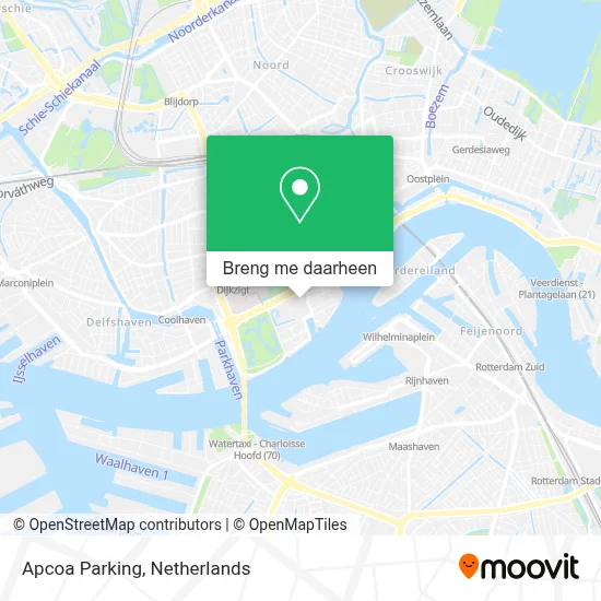 Apcoa Parking kaart