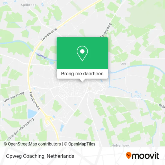 Opweg Coaching kaart
