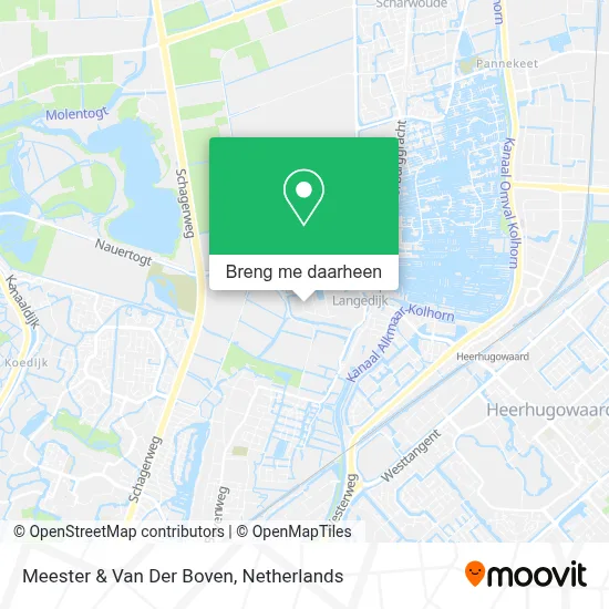 Meester & Van Der Boven kaart