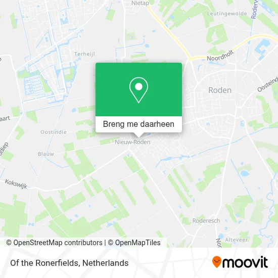 Of the Ronerfields kaart