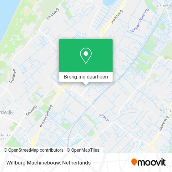 Willburg Machinebouw kaart