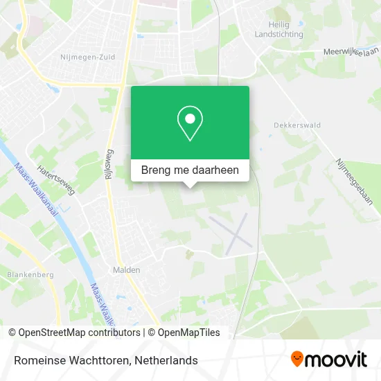 Romeinse Wachttoren kaart