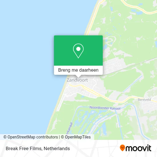 Break Free Films kaart