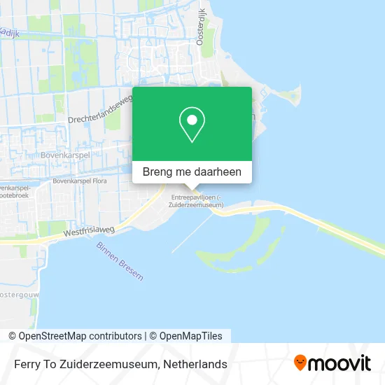 Ferry To Zuiderzeemuseum kaart