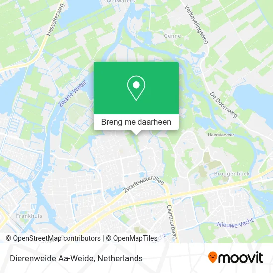 Dierenweide Aa-Weide kaart