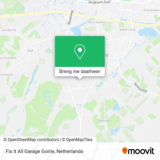 Fix It All Garage Goirle kaart