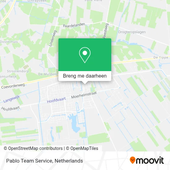 Pablo Team Service kaart
