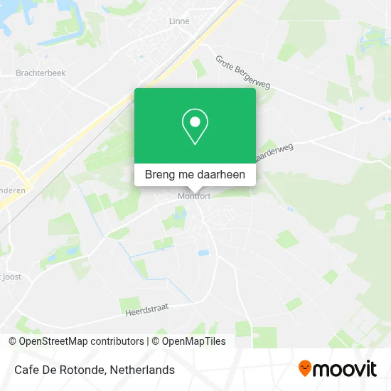 Cafe De Rotonde kaart