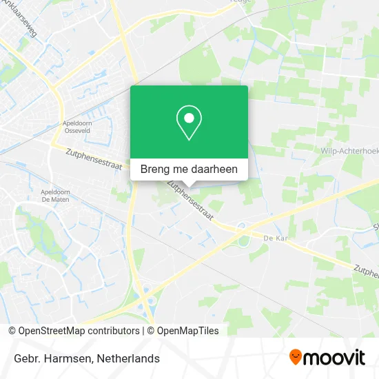 Gebr. Harmsen kaart