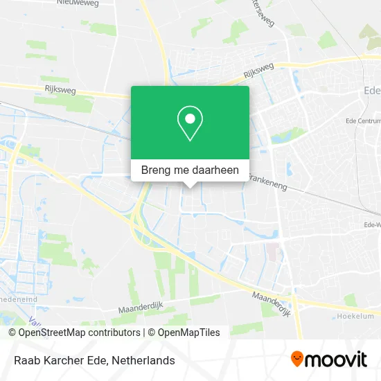 Raab Karcher Ede kaart