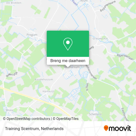 Training Scentrum kaart