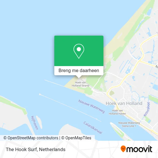 The Hook Surf kaart
