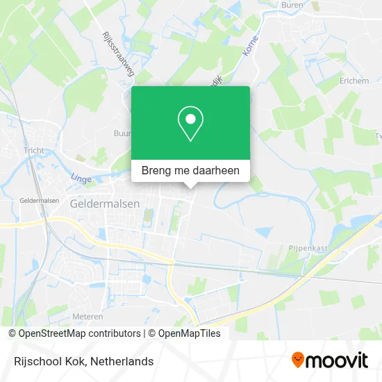 Rijschool Kok kaart