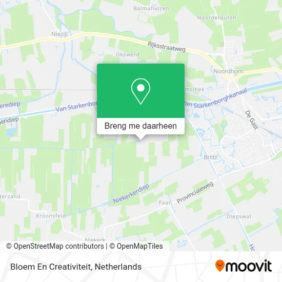 Bloem En Creativiteit kaart