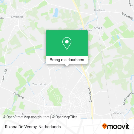 Rixona Dc Venray kaart