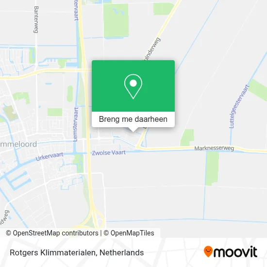 Rotgers Klimmaterialen kaart