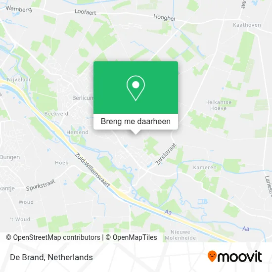 De Brand kaart