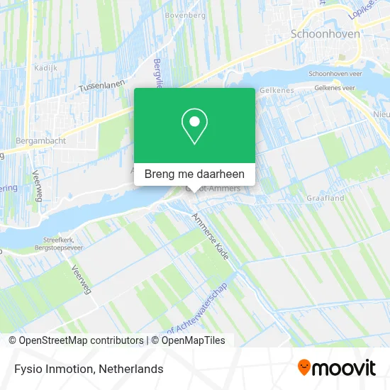 Fysio Inmotion kaart