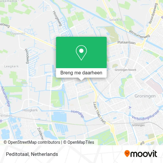 Peditotaal kaart