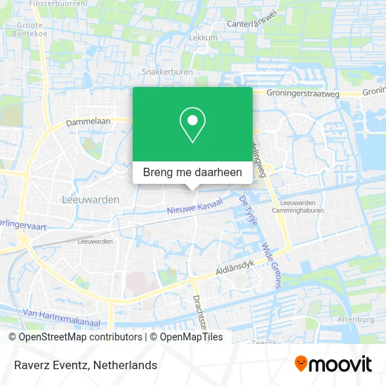 Raverz Eventz kaart