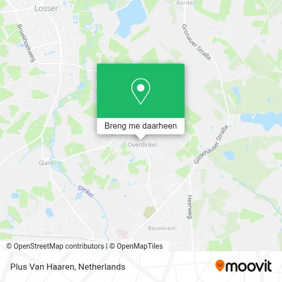 Plus Van Haaren kaart