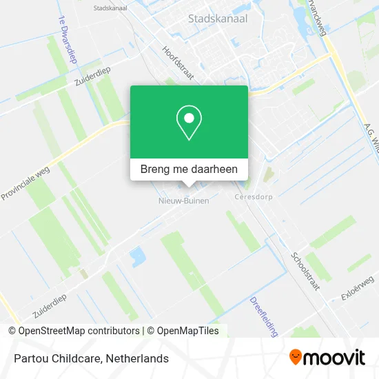 Partou Childcare kaart