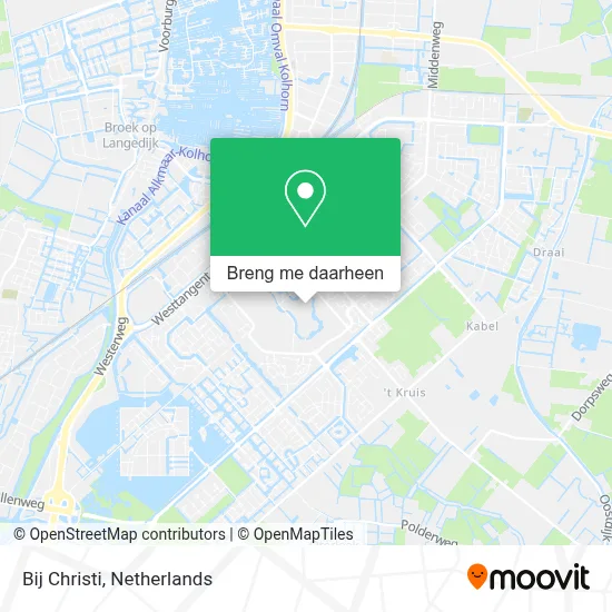Bij Christi kaart
