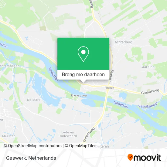 Gaswerk kaart