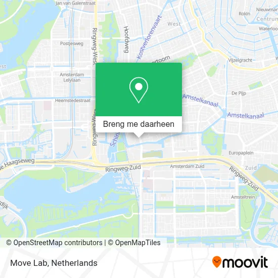 Move Lab kaart