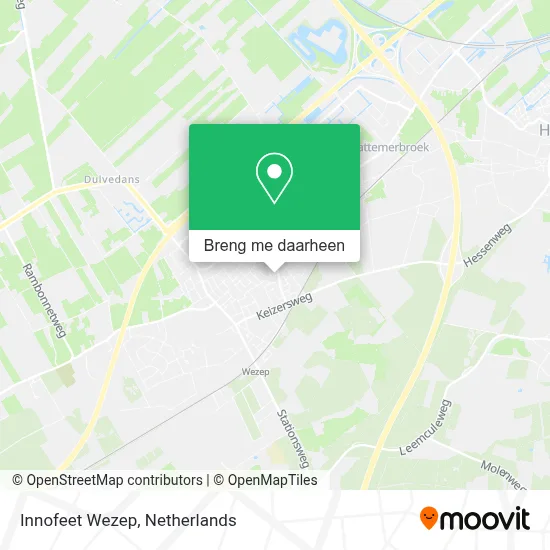 Innofeet Wezep kaart