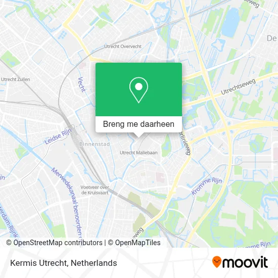 Kermis Utrecht kaart