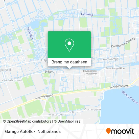 Garage Autoflex kaart