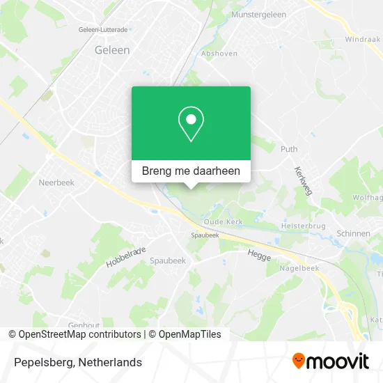 Pepelsberg kaart