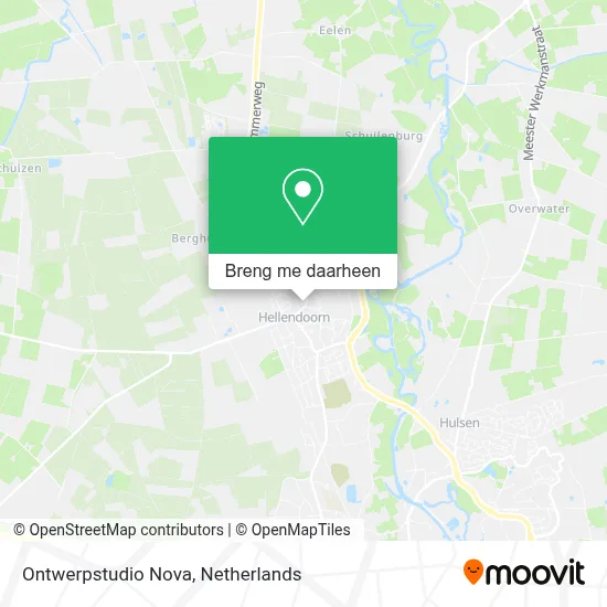 Ontwerpstudio Nova kaart