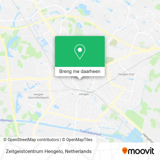 Zeitgeistcentrum Hengelo kaart