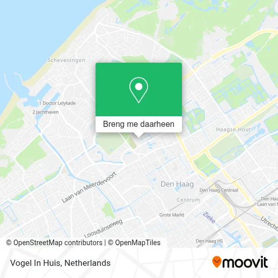 Vogel In Huis kaart