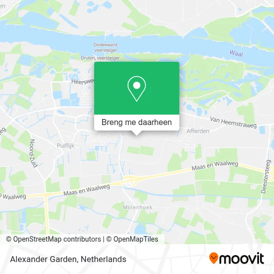 Alexander Garden kaart