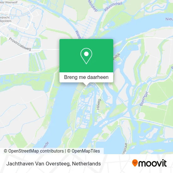 Jachthaven Van Oversteeg kaart