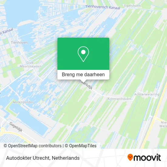 Autodokter Utrecht kaart