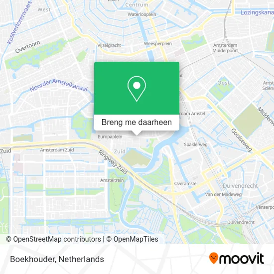 Boekhouder kaart
